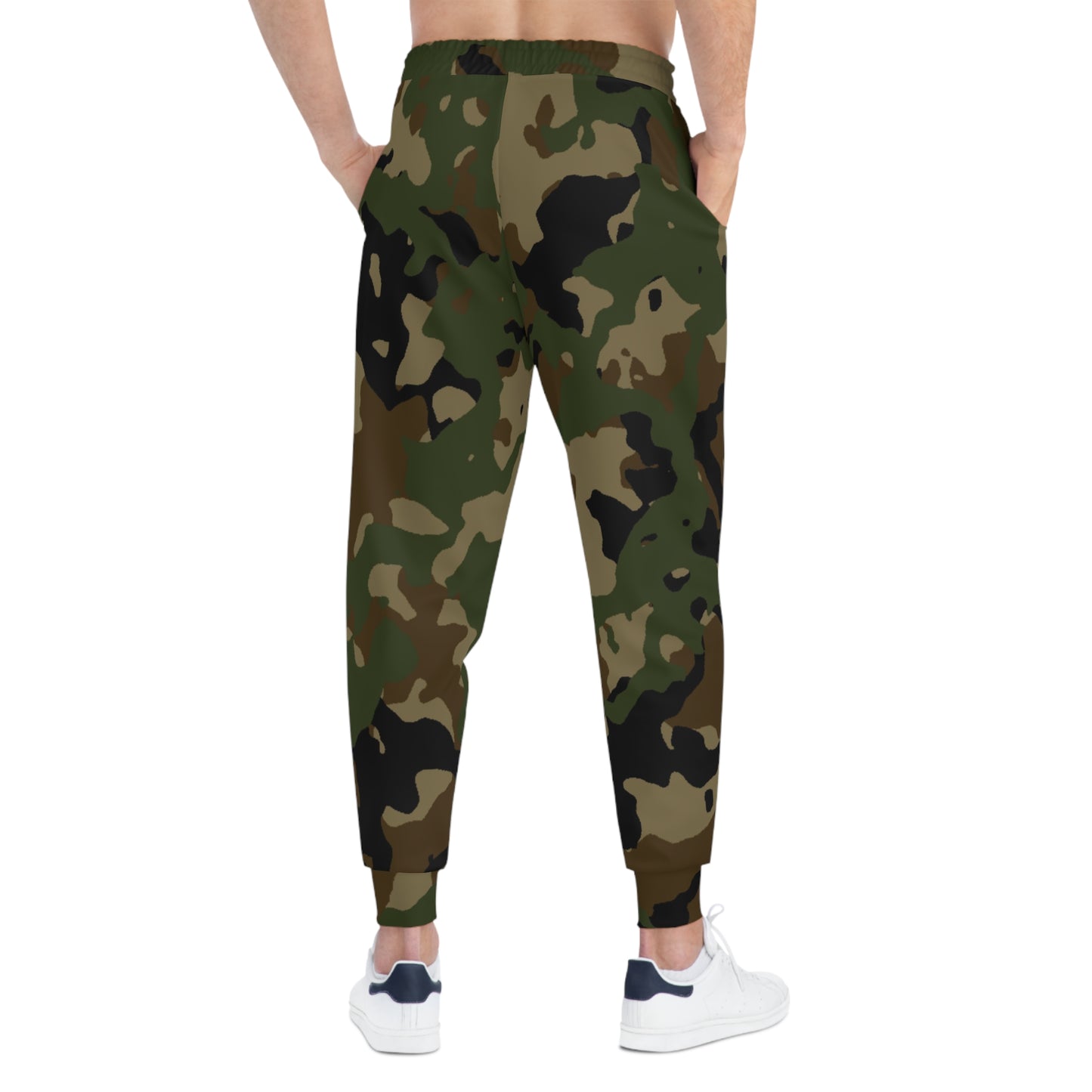 04 - RYSE9 Cammo Athletic Joggers (Full Camouflage/White Logo)