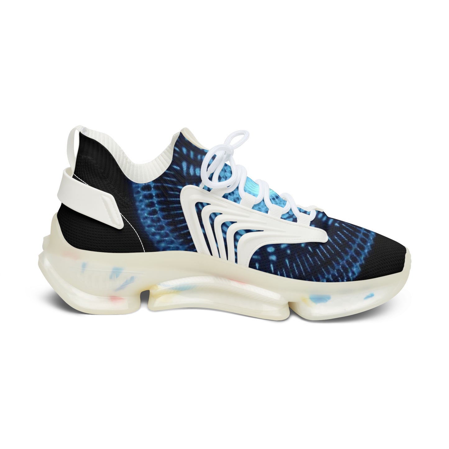 01 - Athletic- "432's" Women's Mesh Sneakers (Water Blue)