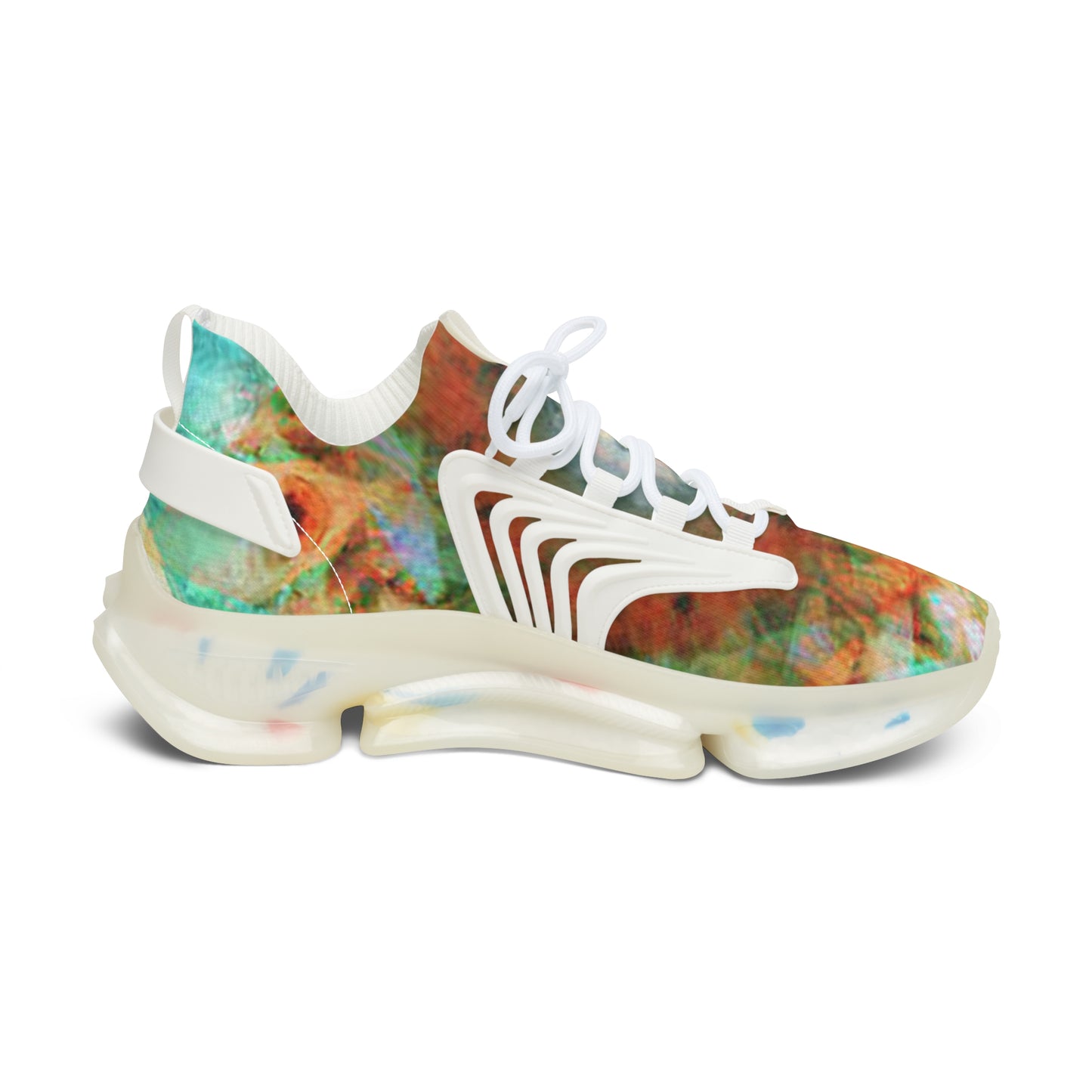 01 - Athletic - "432's" Women's Mesh Sneakers (Solar Flare)