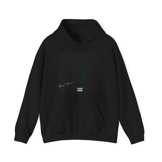 01 - "Hashtag Corey Drumz" Limited Edition Album Cover NFT Heavy Unisex Hooded Sweatshirt - Available for a limited time only!!! (Black)
