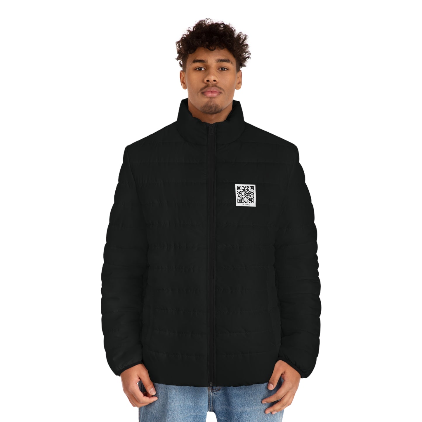 01 - ATM Radio - Men's Puffer Jacket (Black)