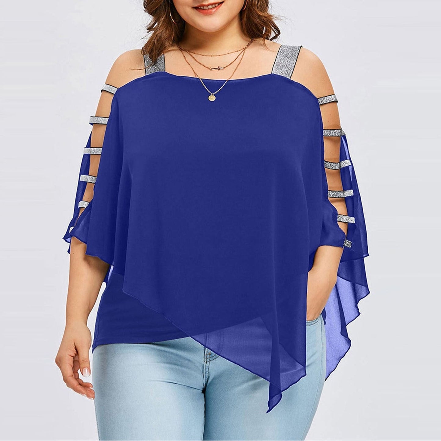 Women's Sexy Plus Size Ladder Sling Tops