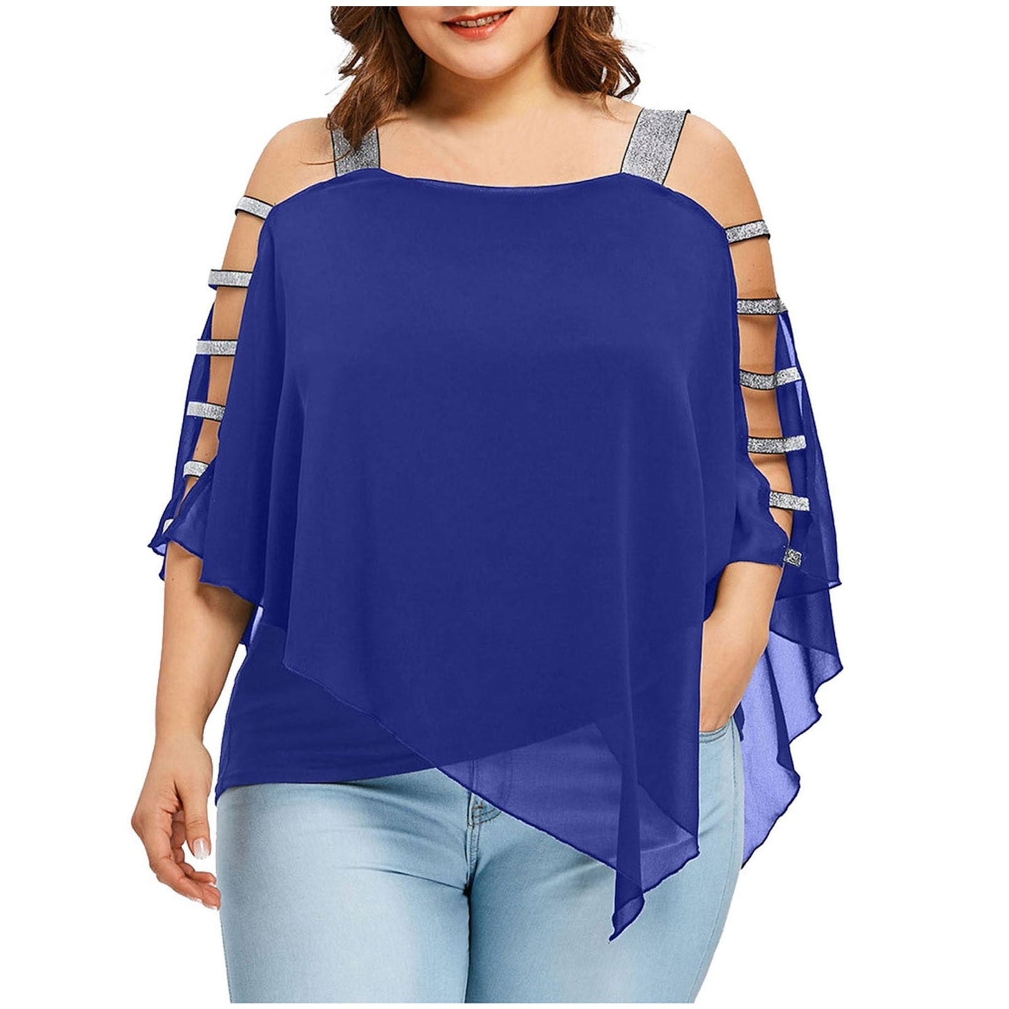 Women's Sexy Plus Size Ladder Sling Tops