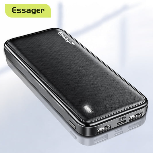 Accessories - Essager 10000mAh Power Bank Portable Charging External Battery Charger Pack 10000 mAh Powerbank For iPhone Xiaomi mi PoverBank