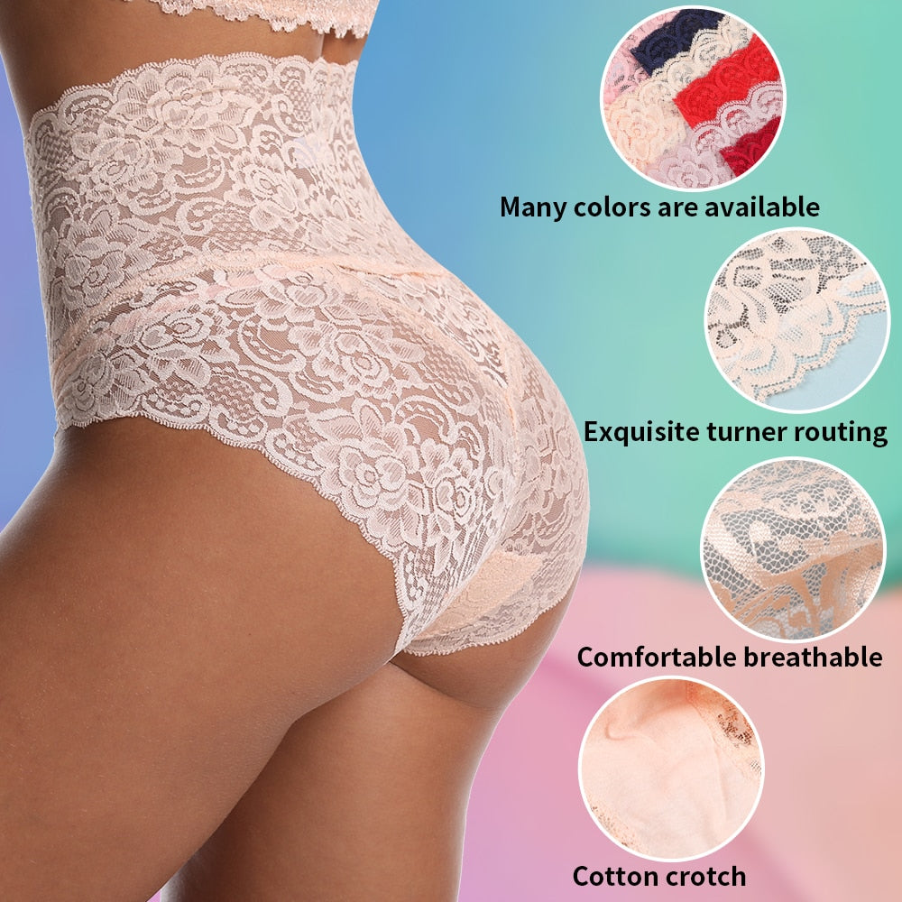 Women's Lace High Waist Panties