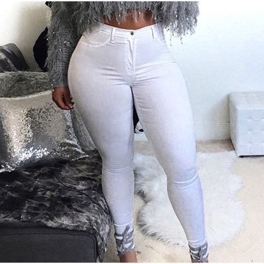 Women's Plus Size High Waist Bodycon Jeans