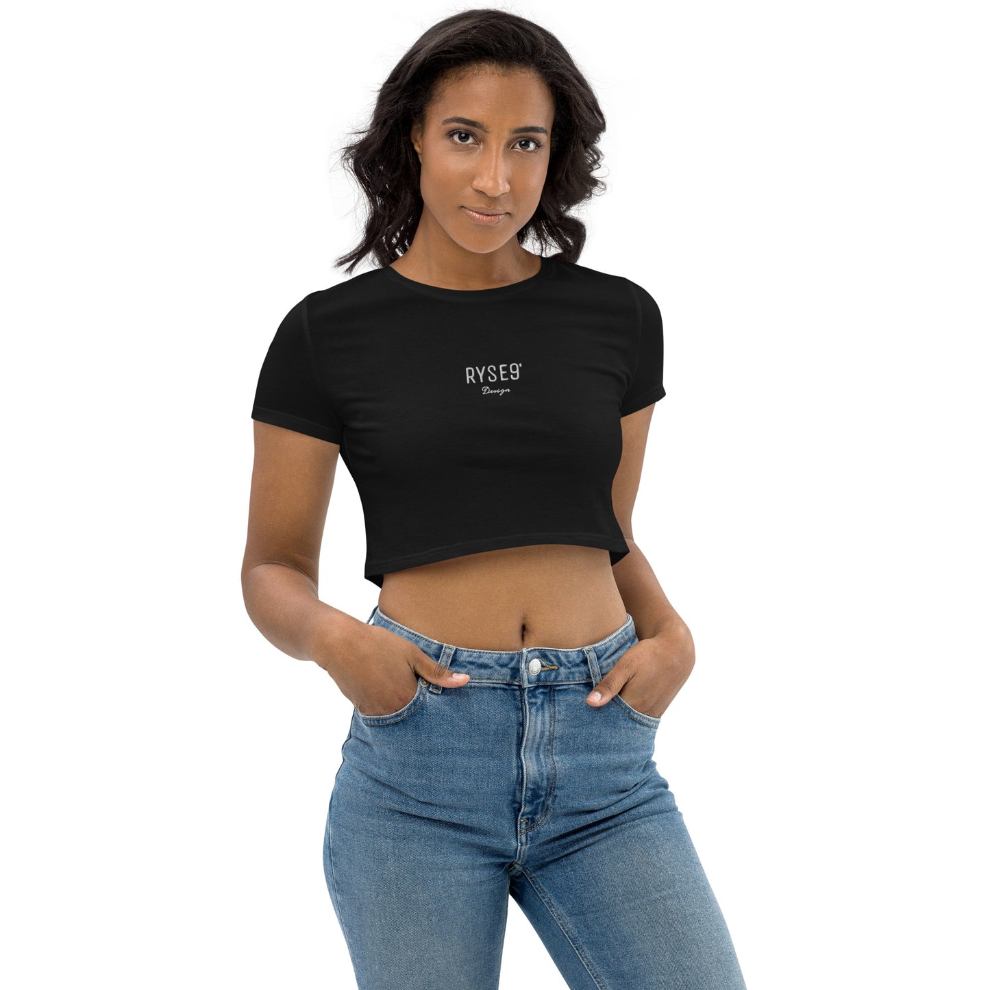 Women's RYSE9 Basics Organic Crop Top