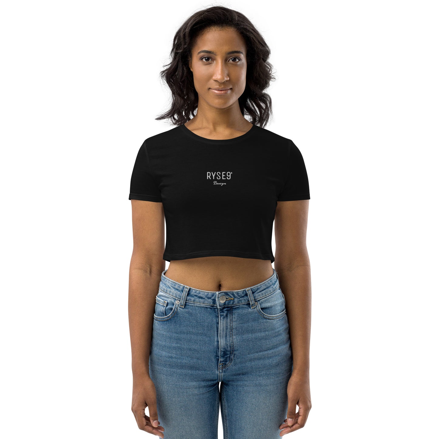 Women's RYSE9 Basics Organic Crop Top