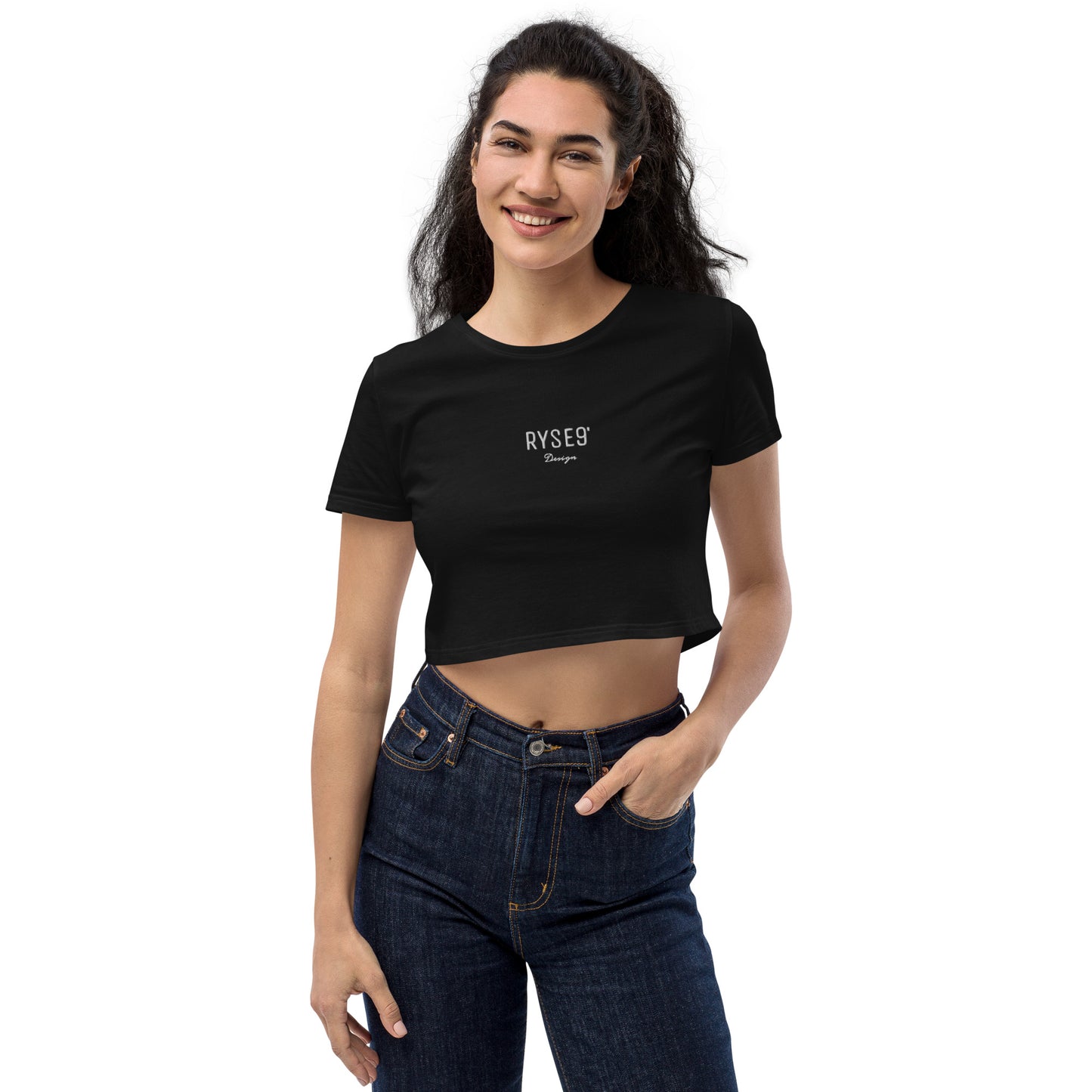 Women's RYSE9 Basics Organic Crop Top