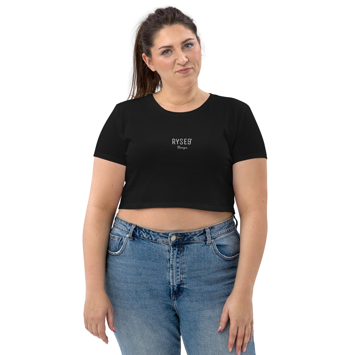 Women's RYSE9 Basics Organic Crop Top