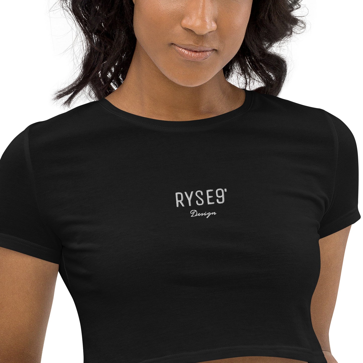 Women's RYSE9 Basics Organic Crop Top