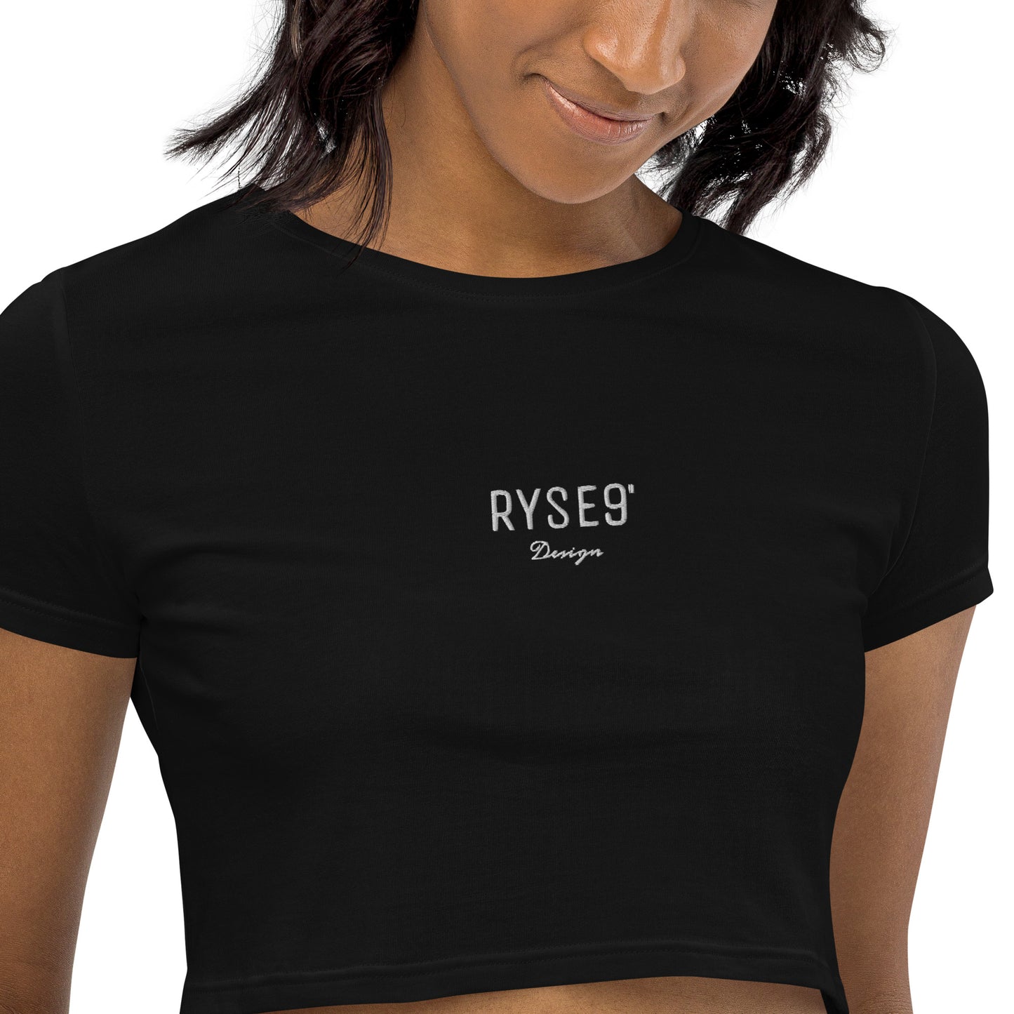 Women's RYSE9 Basics Organic Crop Top